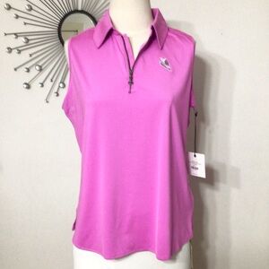 Belyn Key Fuchsia Golf Top